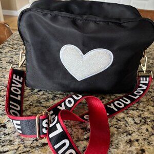 Bloc bags--XL cosmetic bag with insert and strap